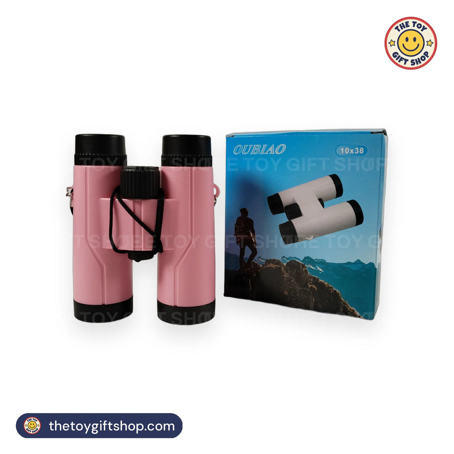 Oubiao 10x38 Binoculars for Children, Pink – photo 5