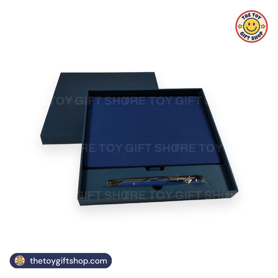 Notebook and Pen Gift Set in a Navy Box – photo 5
