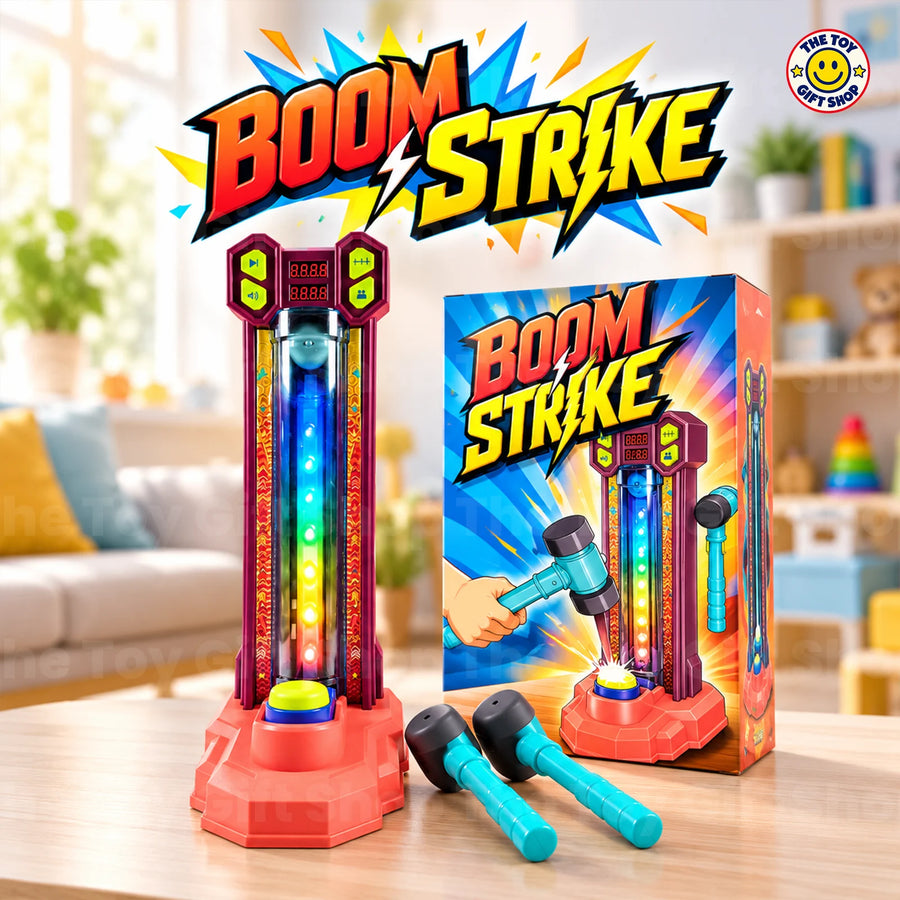 Boom Strike Hammer Game – Light-Up Tower with Score Display – photo 3