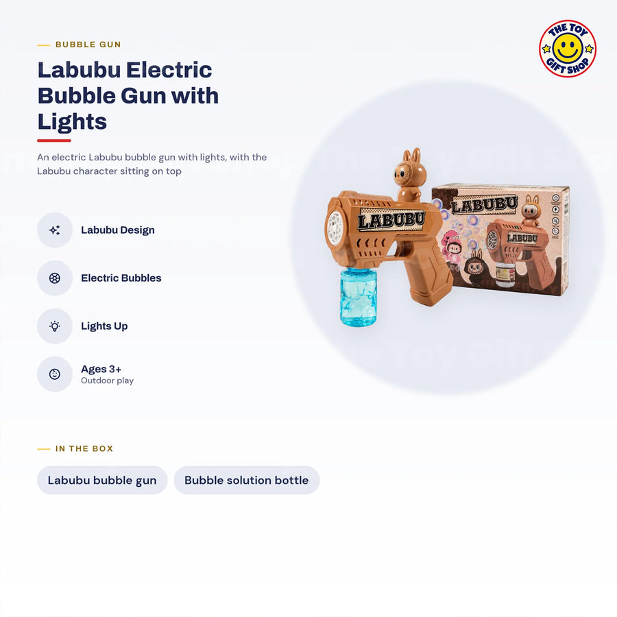 Labubu Electric Bubble Gun with Lights – photo 6