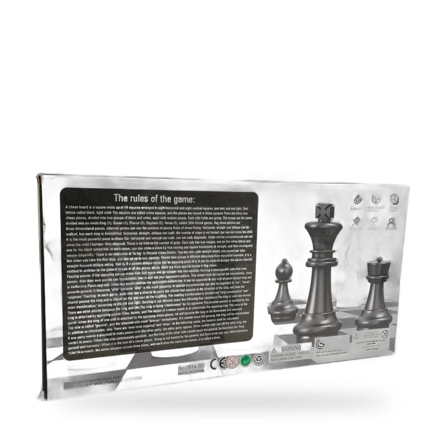 Magnetic Chess and Checkers 2-in-1 Travel Set – photo 2