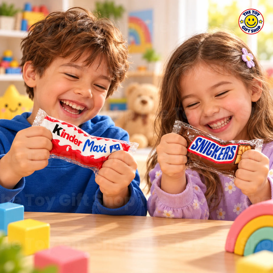Chocolate Bar Squishy Toy, Kinder Maxi or Snickers – photo 2