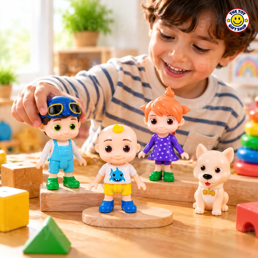 CoComelon TomTom, JJ, YoYo and Bingo Mini Figure Set – photo 2