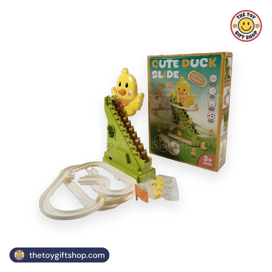Cute Duck Slide Electric Track Toy – photo 5