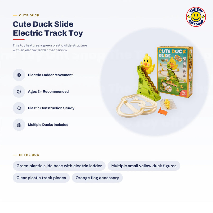Cute Duck Slide Electric Track Toy – photo 7
