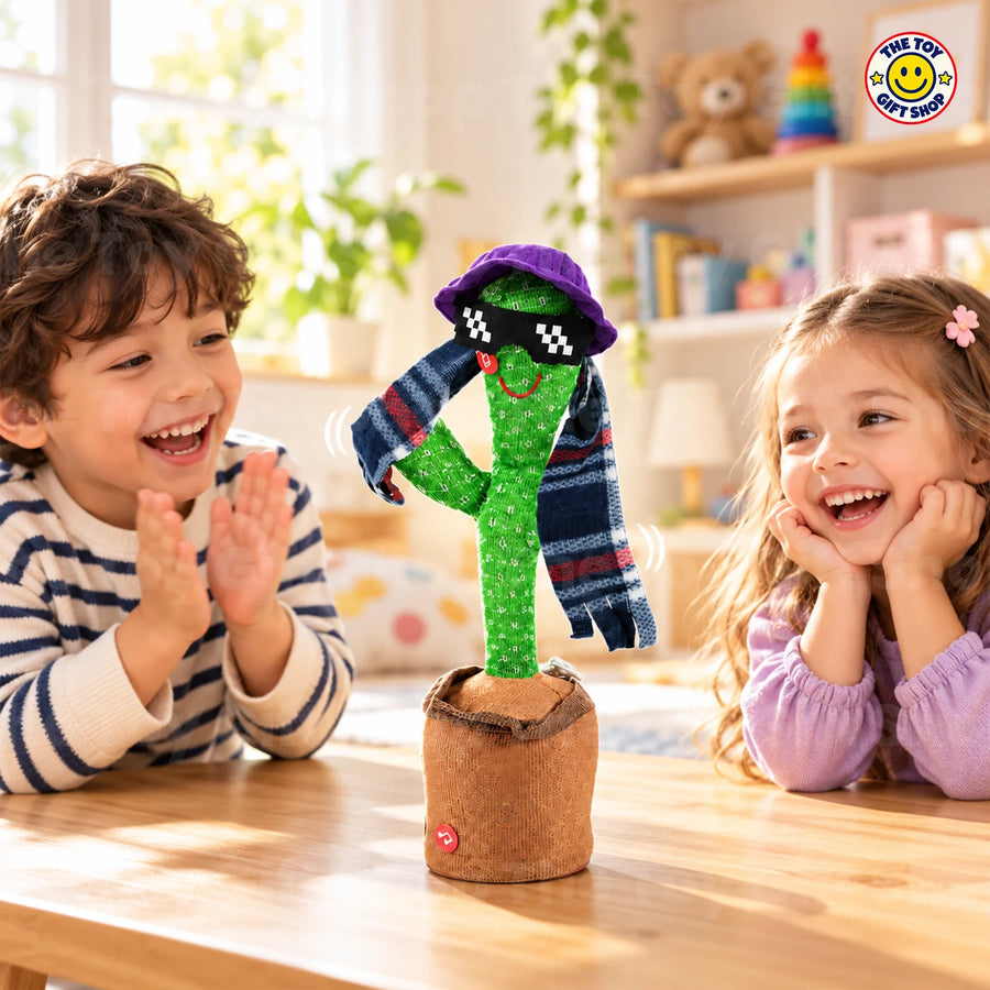 Dancing Cactus Toy with Hat, Sunglasses and Scarf – photo 2