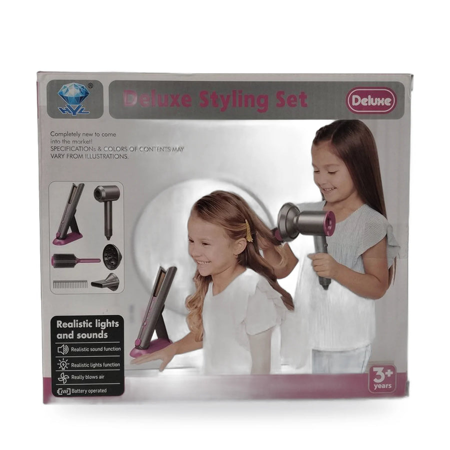 Deluxe Hair Styling Set with Hair Dryer, Brush and Comb – photo 2