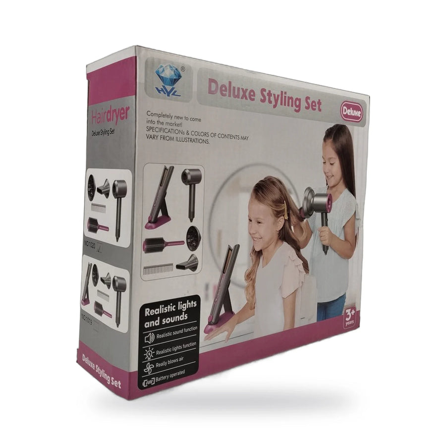 Deluxe Hair Styling Set with Hair Dryer, Brush and Comb – photo 3
