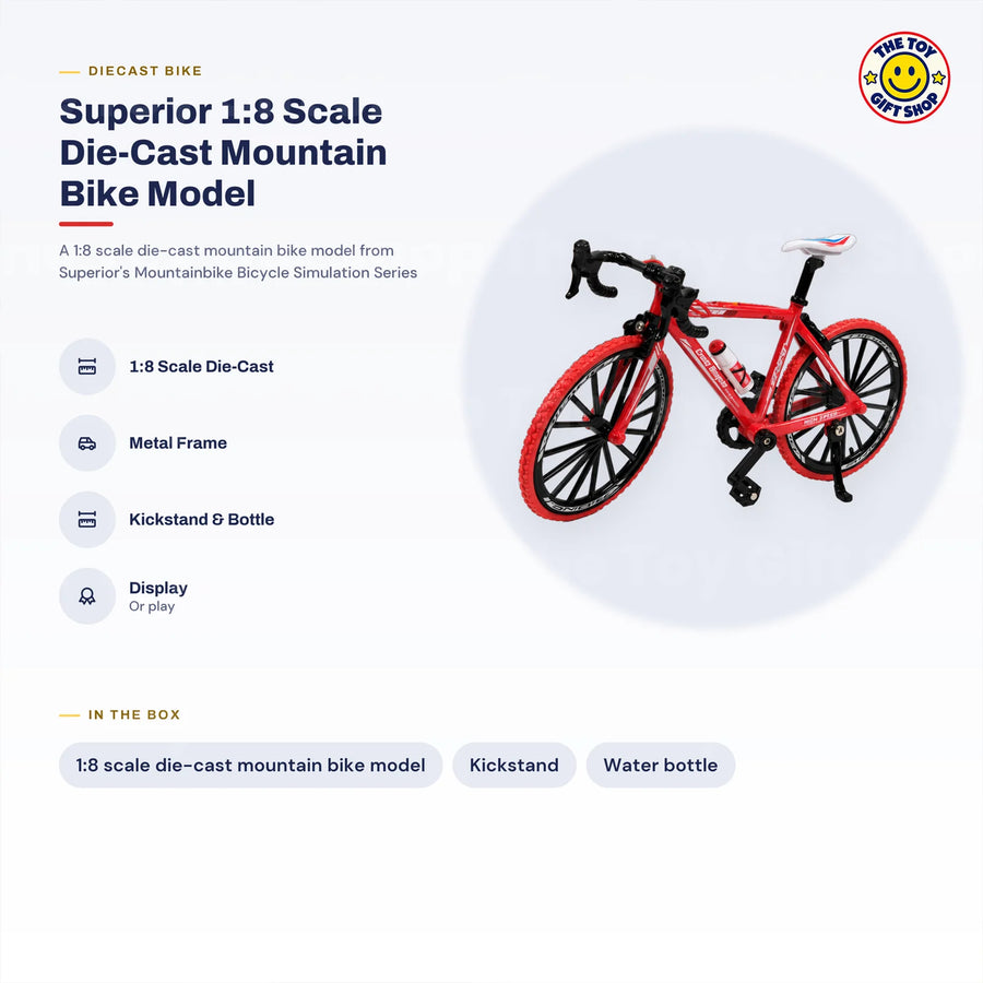 Superior 1:8 Scale Die-Cast Mountain Bike Model – photo 6