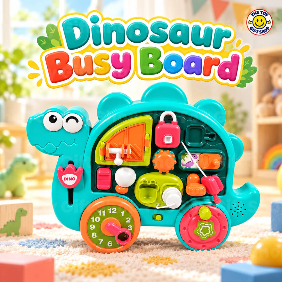 Dinosaur Busy Board with Music for Toddlers – photo 3