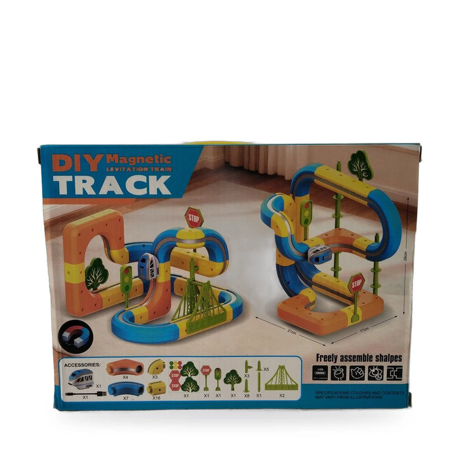 DIY Magnetic Levitation Train Track Set, 55 Pieces – photo 2