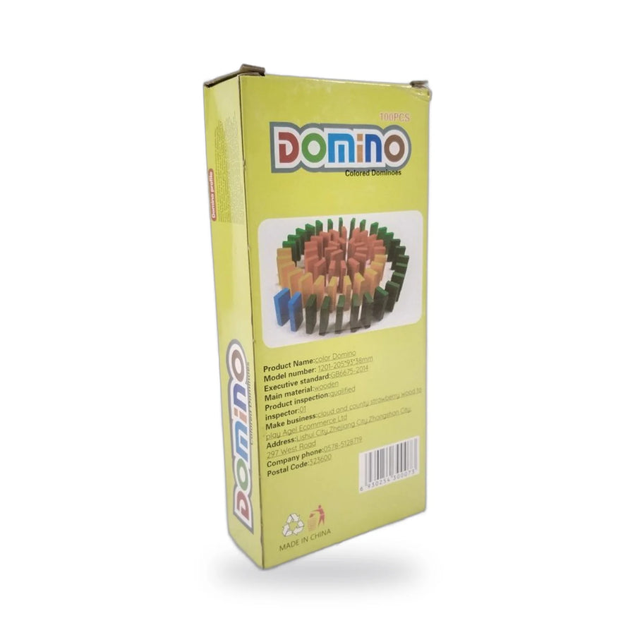 Coloured Domino Toppling Block Set – photo 2
