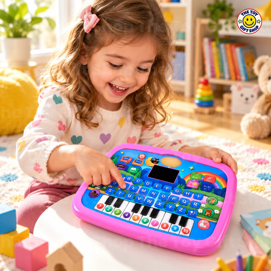 Educational Learning Tablet with Piano Keys and LED Screen – photo 2