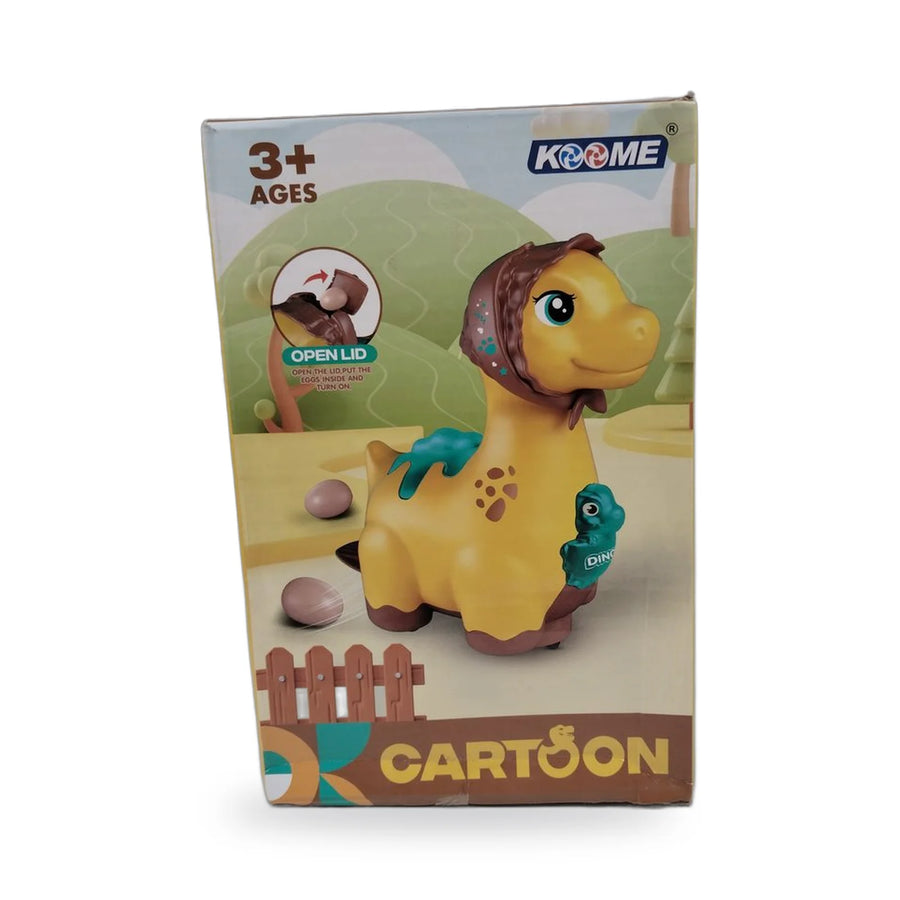 Electric Cartoon Dinosaur Toy with Eggs – photo 2