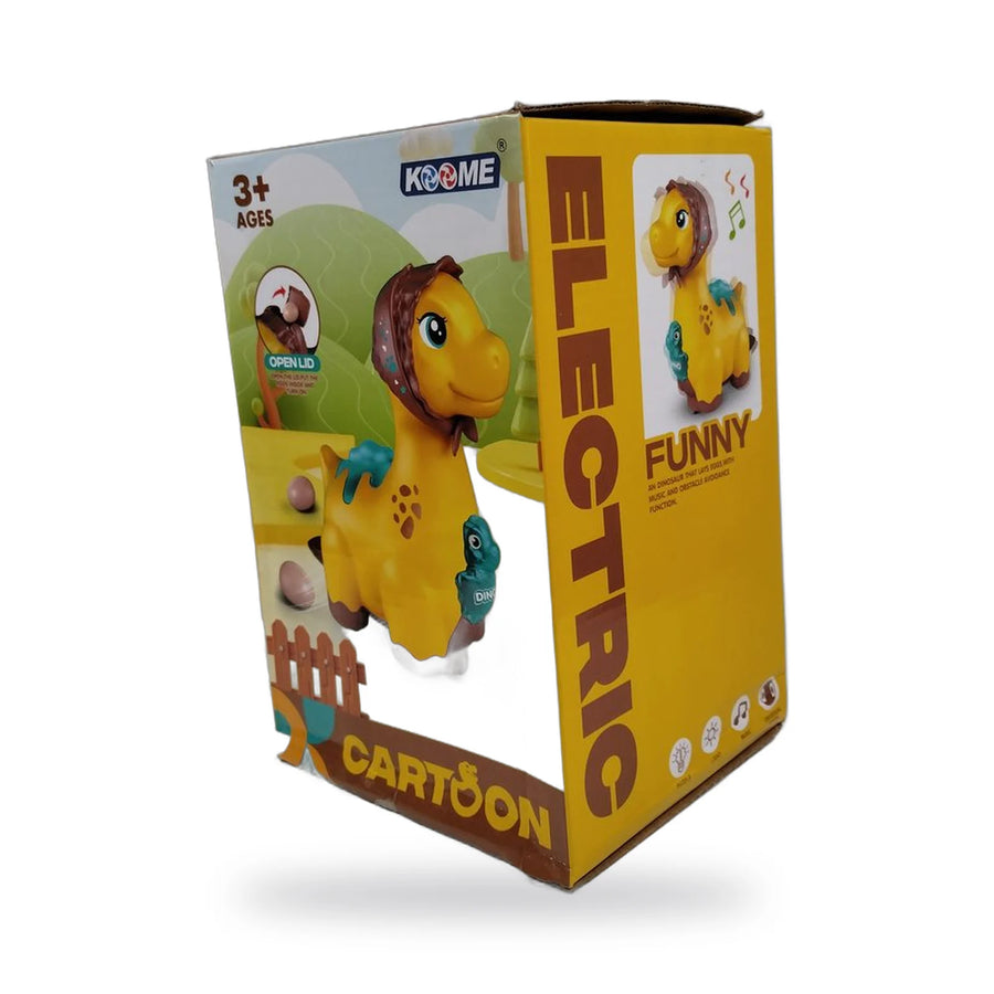 Electric Cartoon Dinosaur Toy with Eggs – photo 3