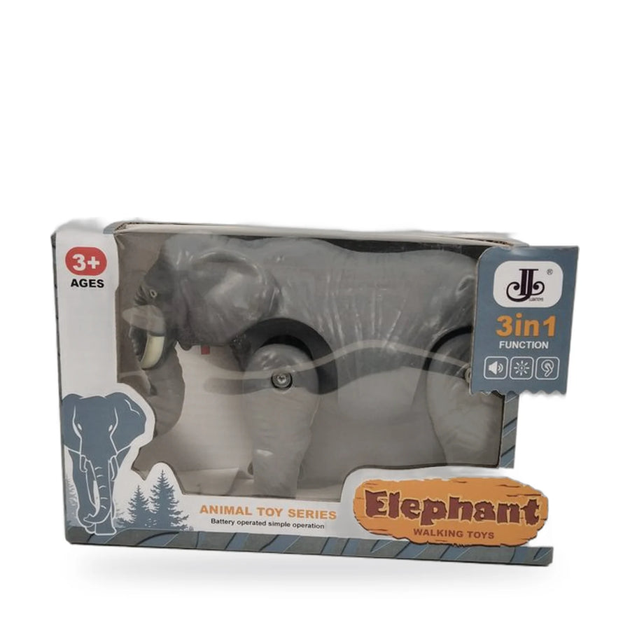 Walking Elephant Toy with Sound and Light – photo 2