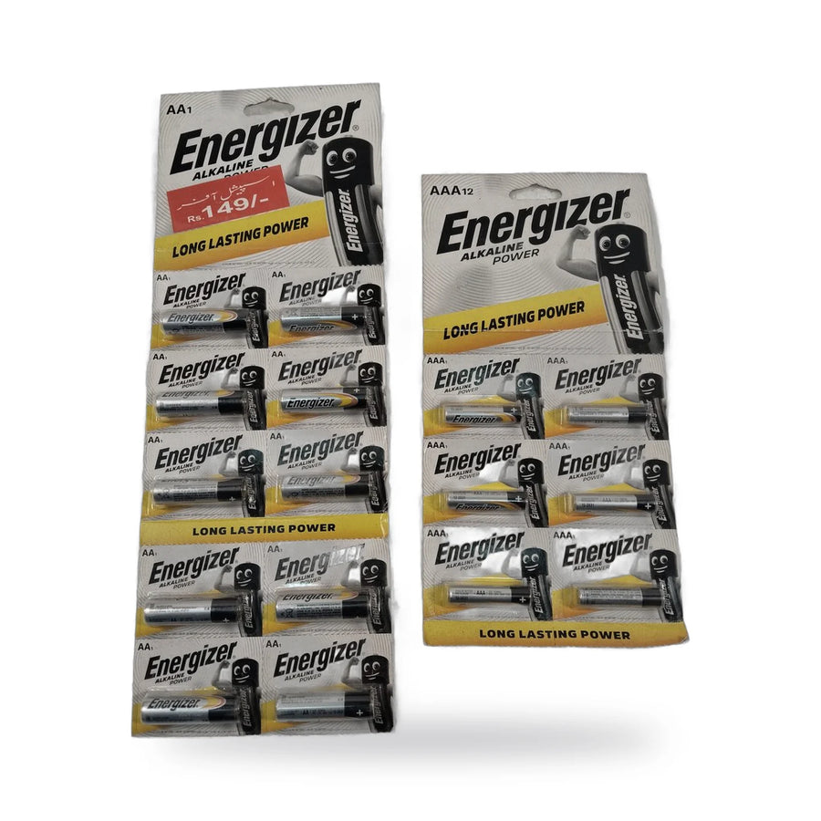 Energizer Alkaline Power AA and AAA battery cards