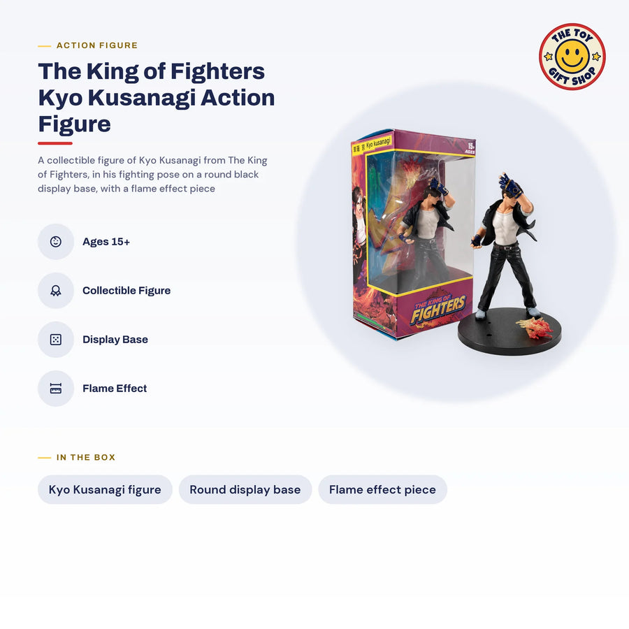 The King of Fighters Kyo Kusanagi Action Figure – photo 4