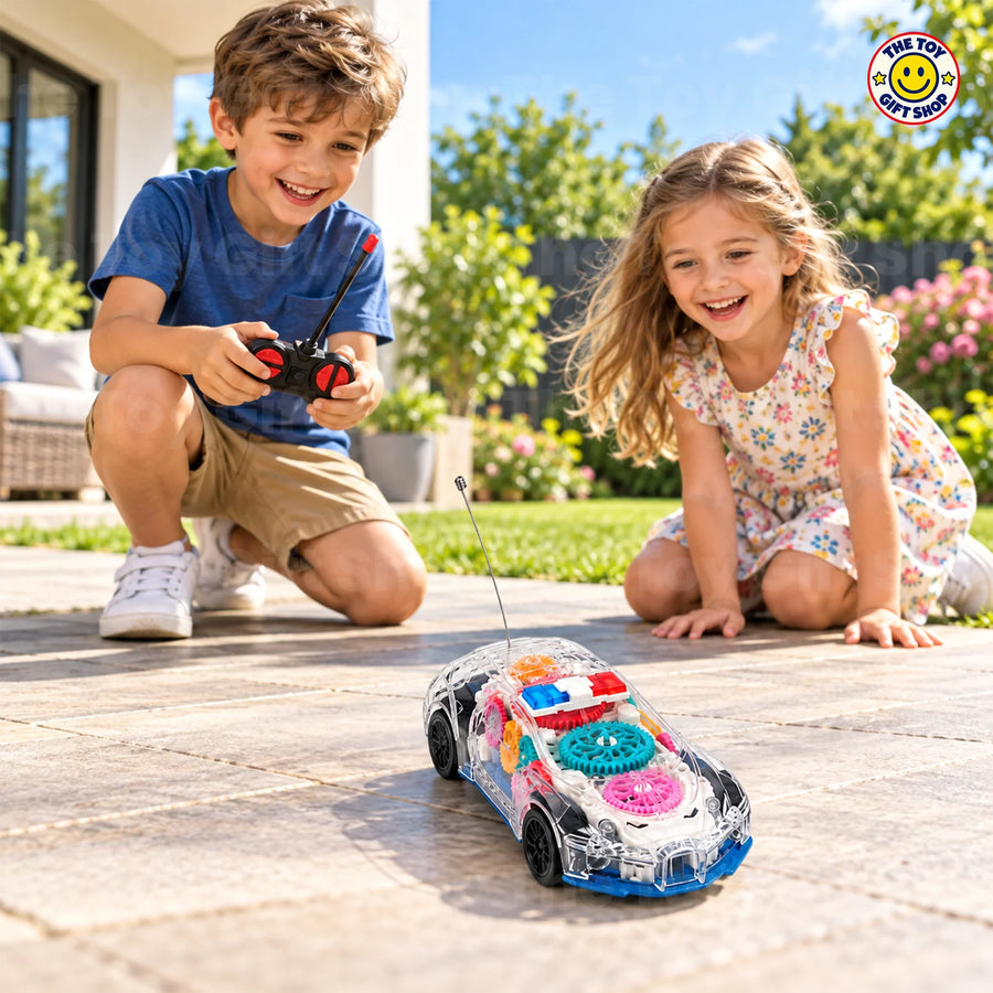 Transparent Gear Remote Control Car – photo 2