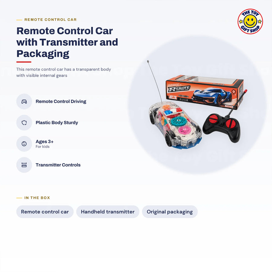Transparent Gear Remote Control Car – photo 6