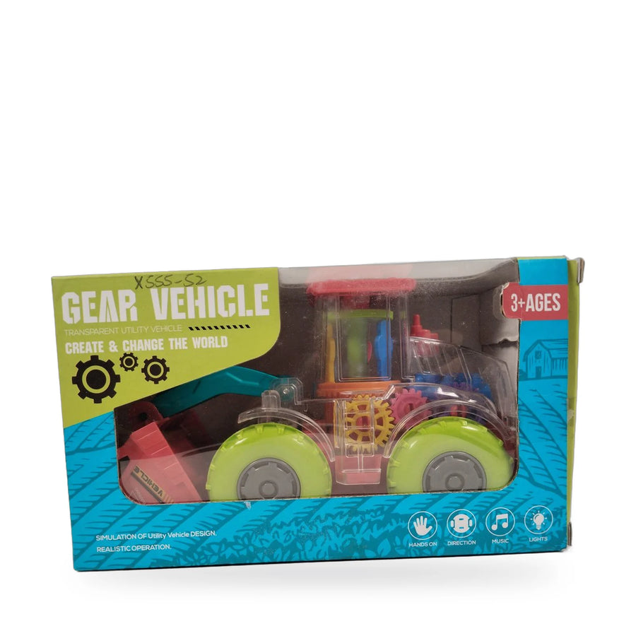 Transparent Gear Excavator and Bulldozer Set – photo 2
