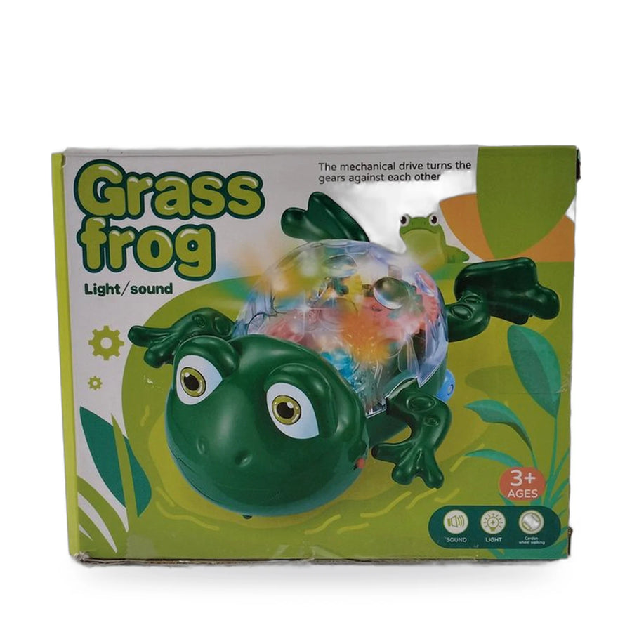 Grass Frog Light and Sound Toy with Visible Gears – photo 2