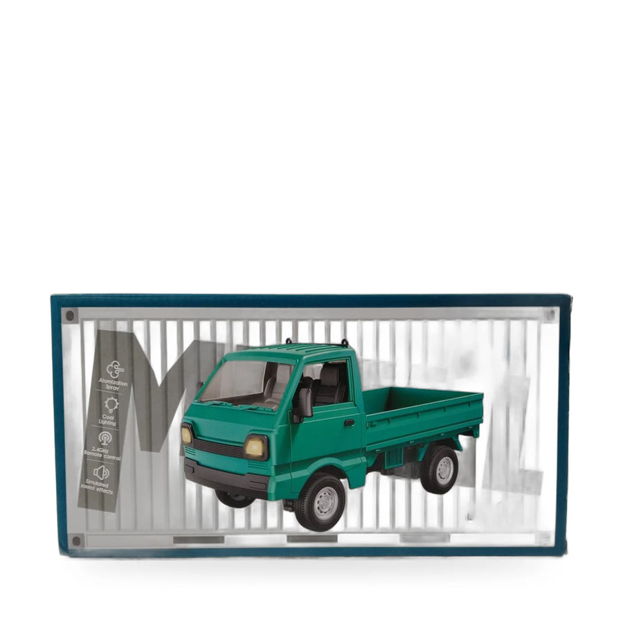 Green 1:16 Remote Control Container Truck with Sound – photo 2