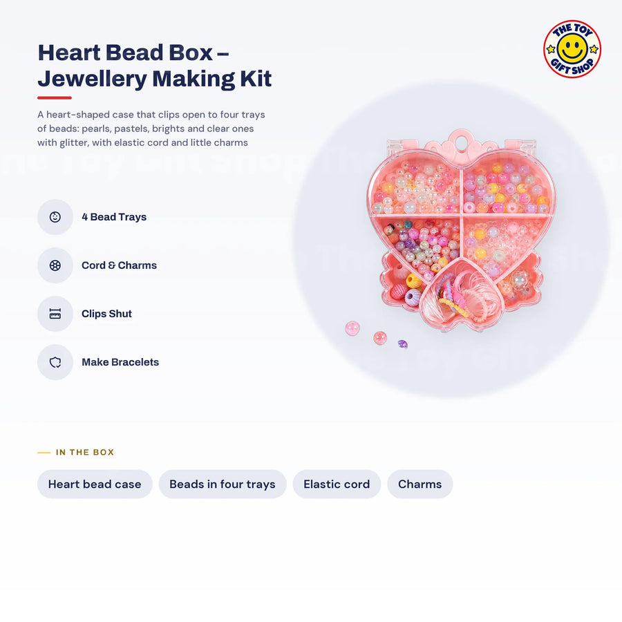 Heart Bead Box Jewellery Making Kit – photo 6