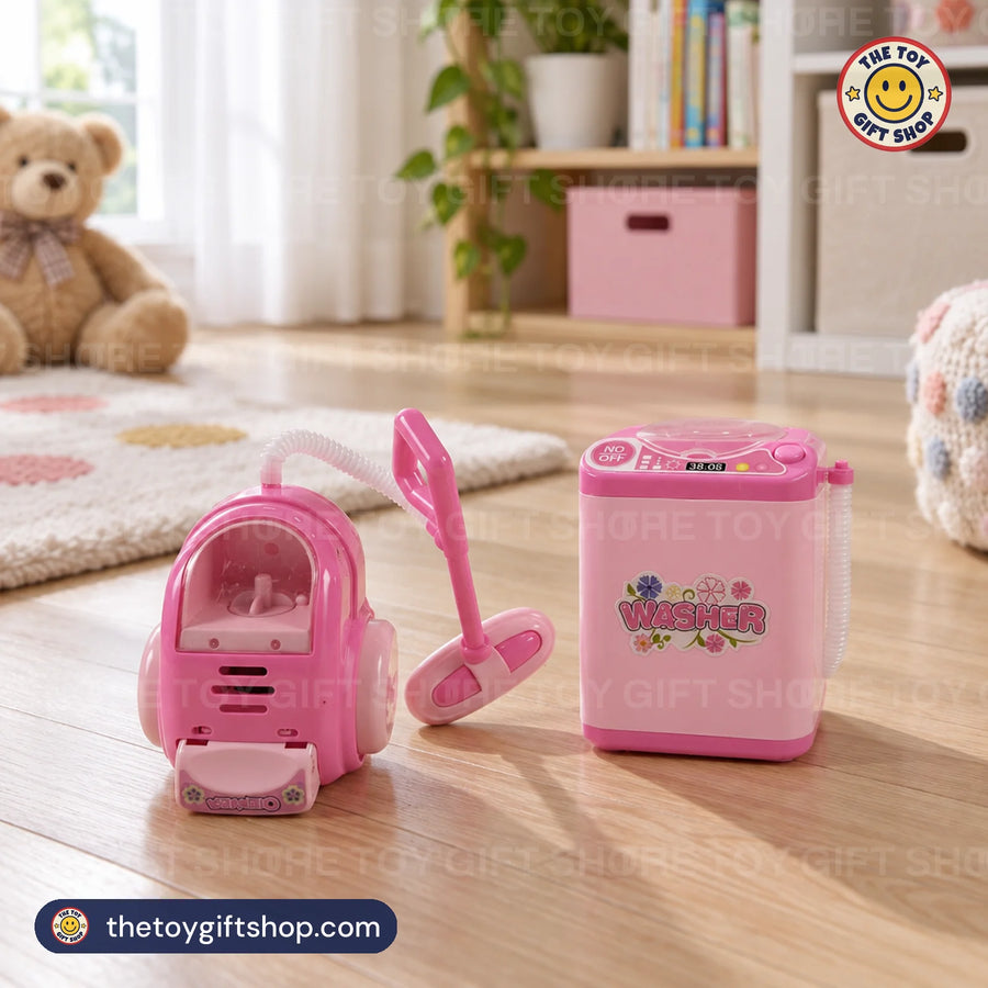 Household Set Mini Appliance Toy – Vacuum or Washing Machine – photo 2