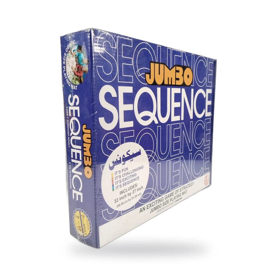 Jumbo Sequence Game with Jumbo Playing Mat – photo 3
