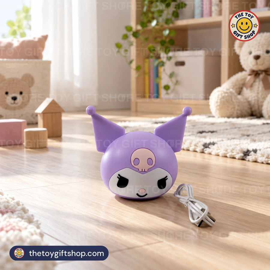 Kuromi-Style Squishy Night Light with USB Cable – photo 4