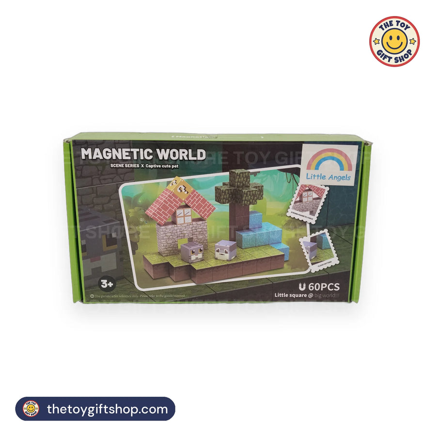 Magnetic World Cute Pet Building Set, 60 Pieces – photo 2