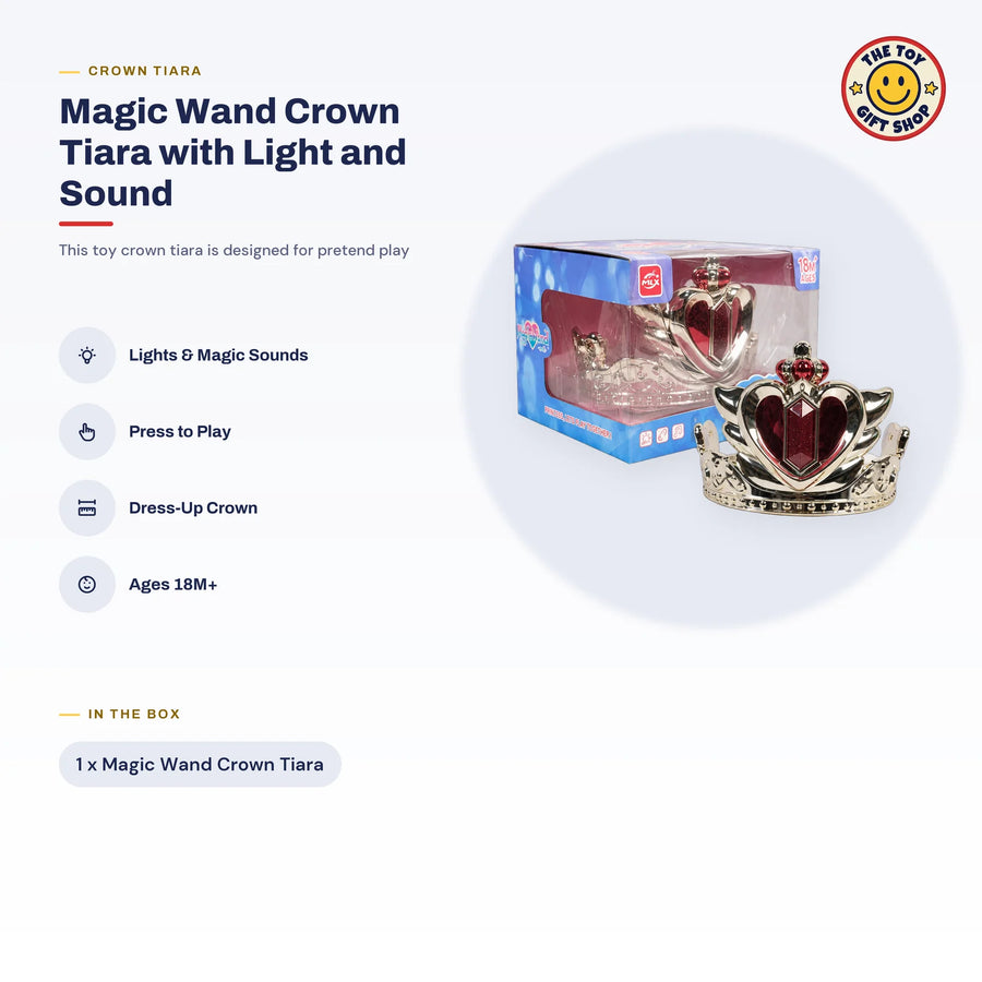 Magic Wand Crown Tiara with Light and Sound – photo 3
