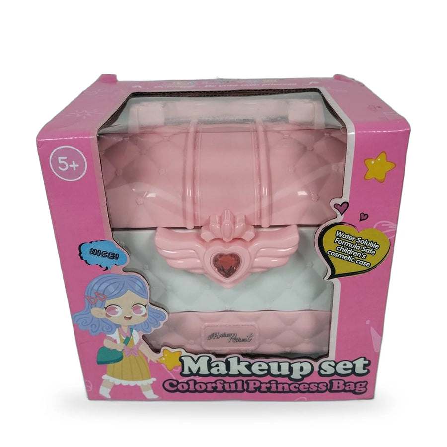 Kids Makeup Set Case, Princess Bag with Mirror – photo 2