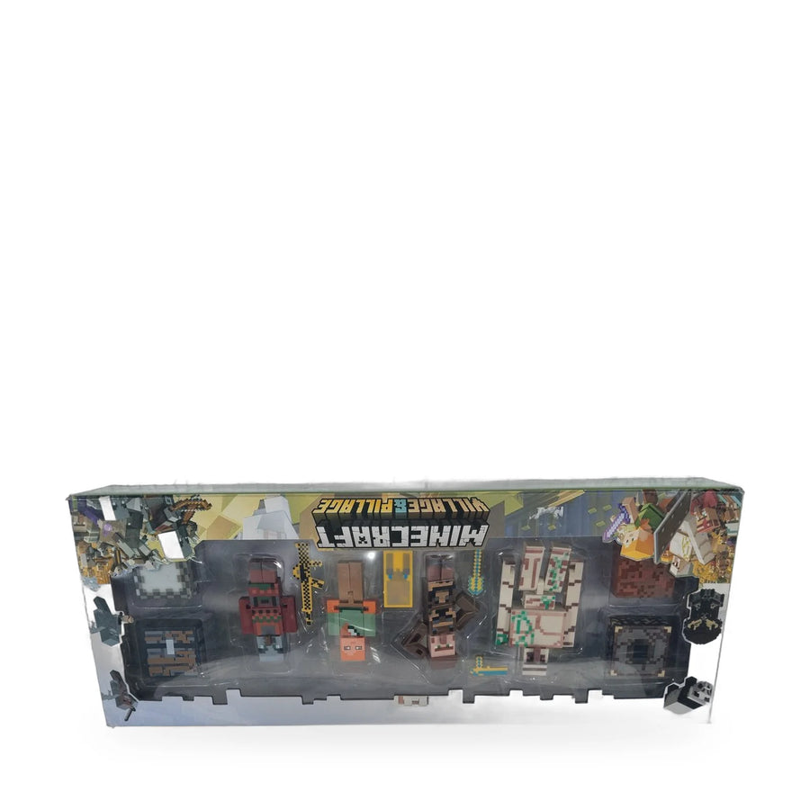 Minecraft Village and Pillage Figure Set with Blocks – photo 2