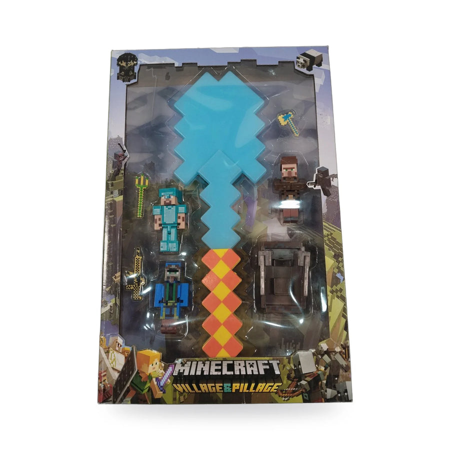 Minecraft Village & Pillage Weapon and Figure Set – photo 2