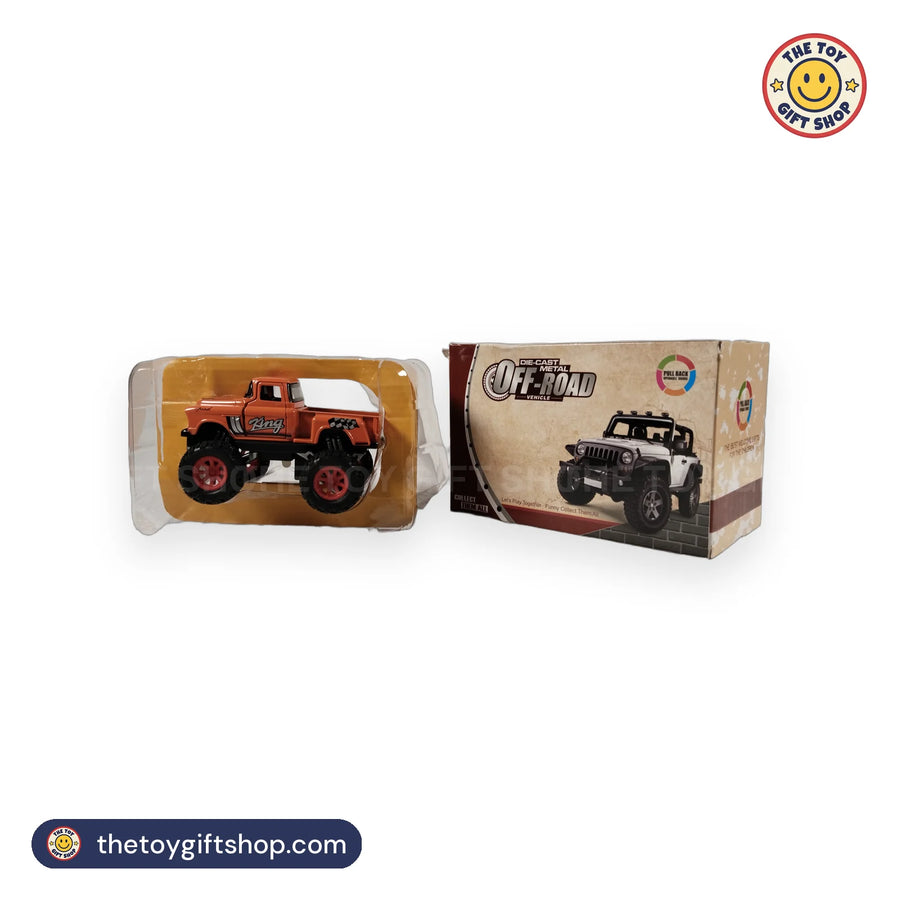 Orange Die-Cast Metal Off-Road Monster Truck – photo 2