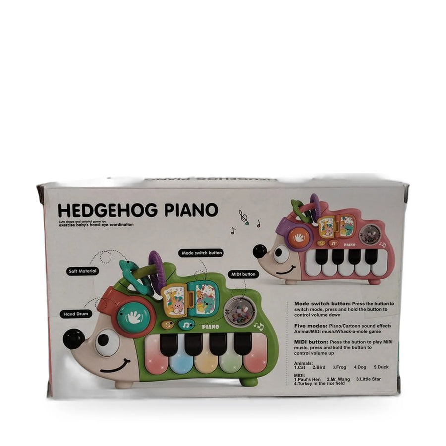 Hedgehog Piano Baby Toy with Keys and Drum – photo 2