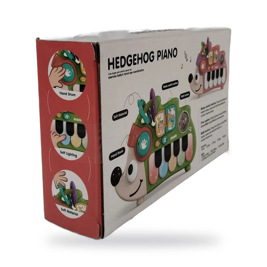 Hedgehog Piano Baby Toy with Keys and Drum – photo 3