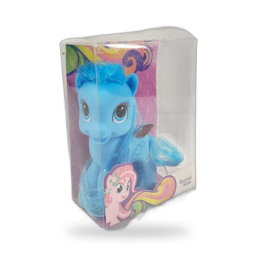 Magical Pony Figure with Brushable Hair, Blue – photo 2