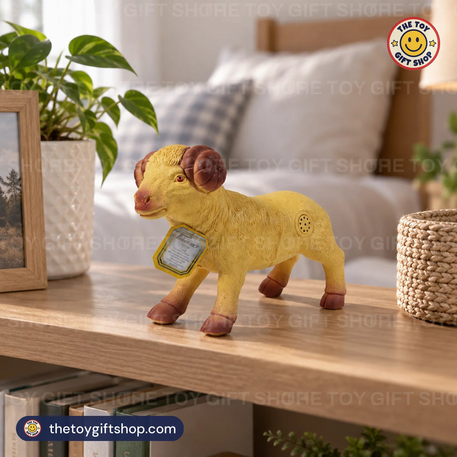 Ram Figure with Curled Horns – photo 2