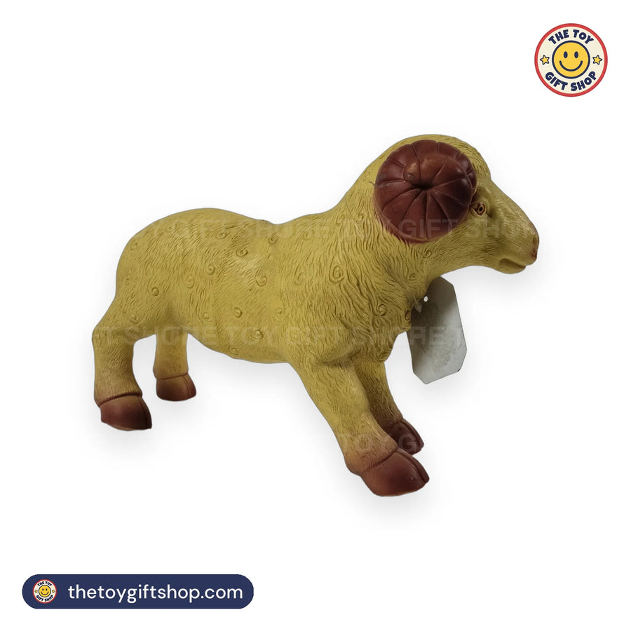 Ram Figure with Curled Horns – photo 3