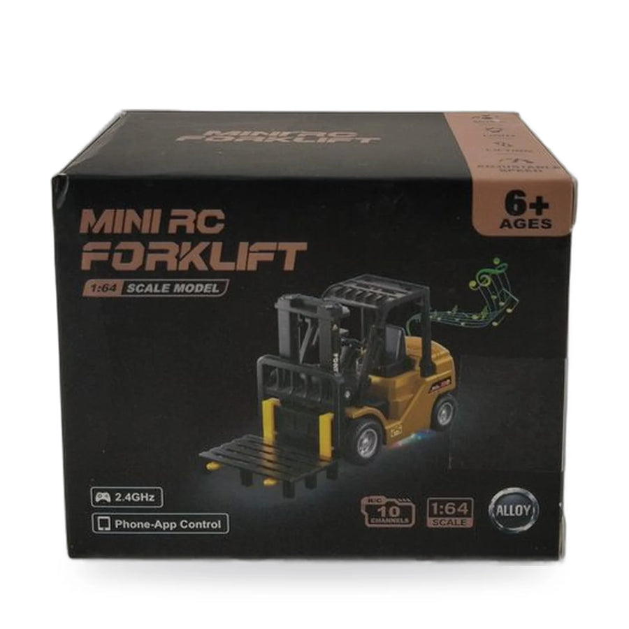 Mini RC Forklift 1:64 Scale with Phone App Control – photo 2