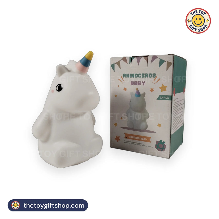 Rhinoceros Baby Unicorn Toy with Light – photo 3