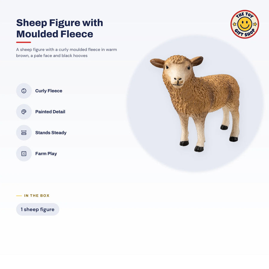 Sheep Figure with Moulded Fleece – photo 4