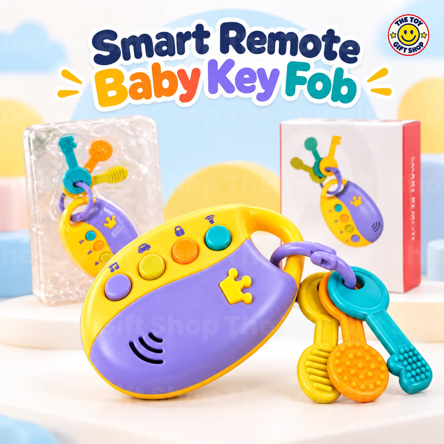 Smart Remote Baby Key Fob with Sensory Keys – photo 3