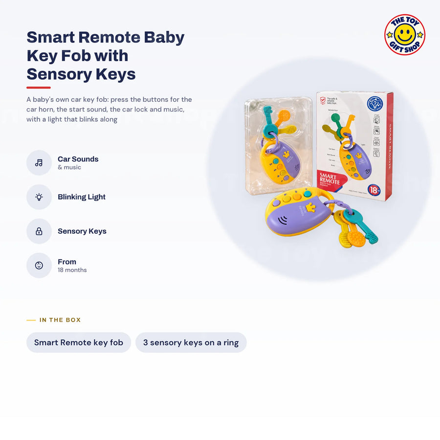 Smart Remote Baby Key Fob with Sensory Keys – photo 6