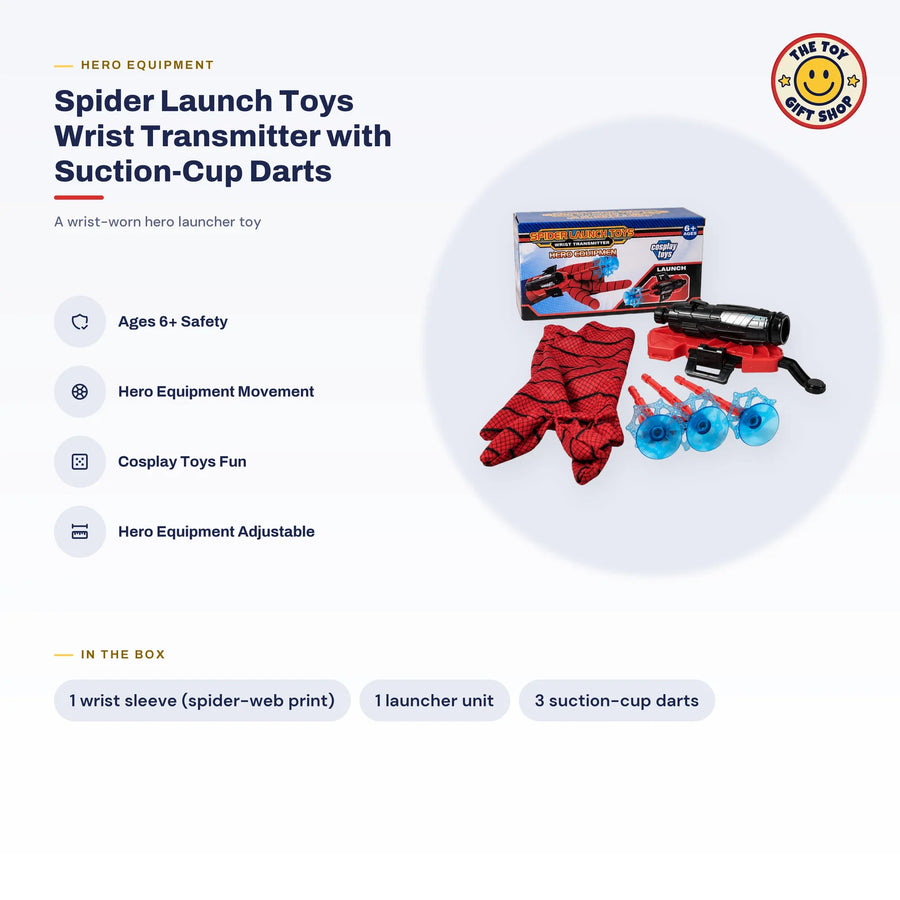 Spider Hero Wrist Launcher with Suction-Cup Darts – photo 3