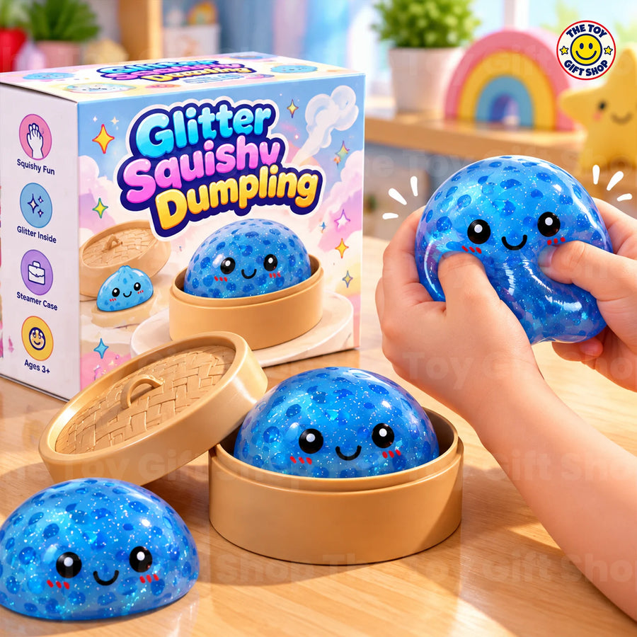 Glitter Squishy Dumpling in a Steamer Case – photo 3
