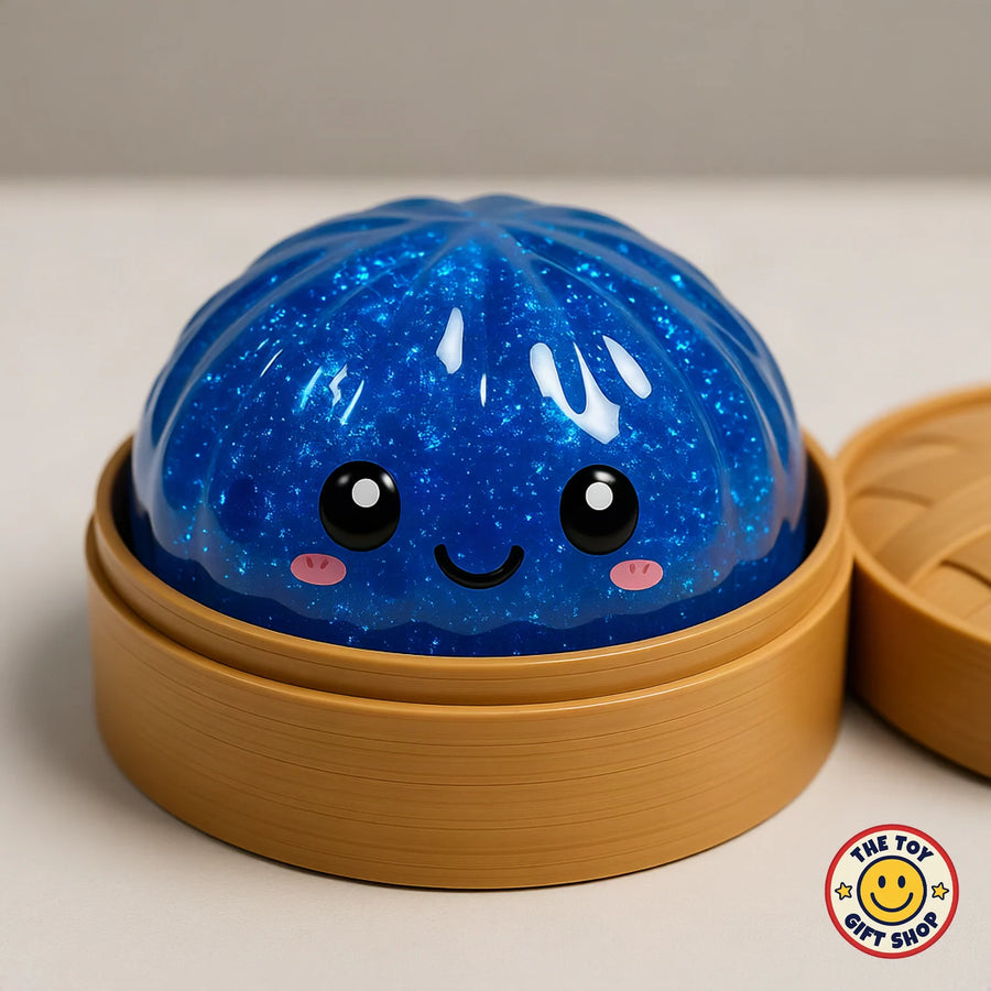 Glitter Squishy Dumpling in a Steamer Case – photo 7